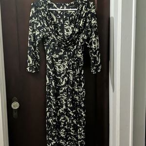 Ellen Tracy black and white dress size 10